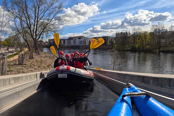 Base Natur'O : le tapis de remontée FUNBELT® en eaux vives - Photo 1