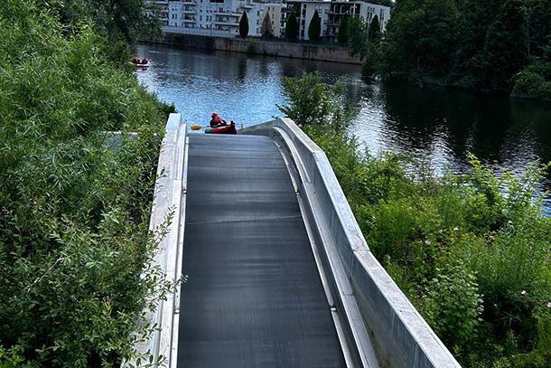 Base Natur'O : le tapis de remontée FUNBELT® en eaux vives - Photo 3
