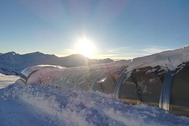 La Plagne : le tapis double Ange optimise les flux à 2 300 m - Photo 1