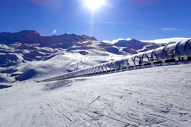 Val d'Isère : le tapis double Pim Pam, carrefour clé de Solaise - Photo 1