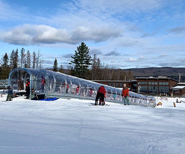 Ski Montcalm : le premier tapis couvert du Québec signé FUNBELT®